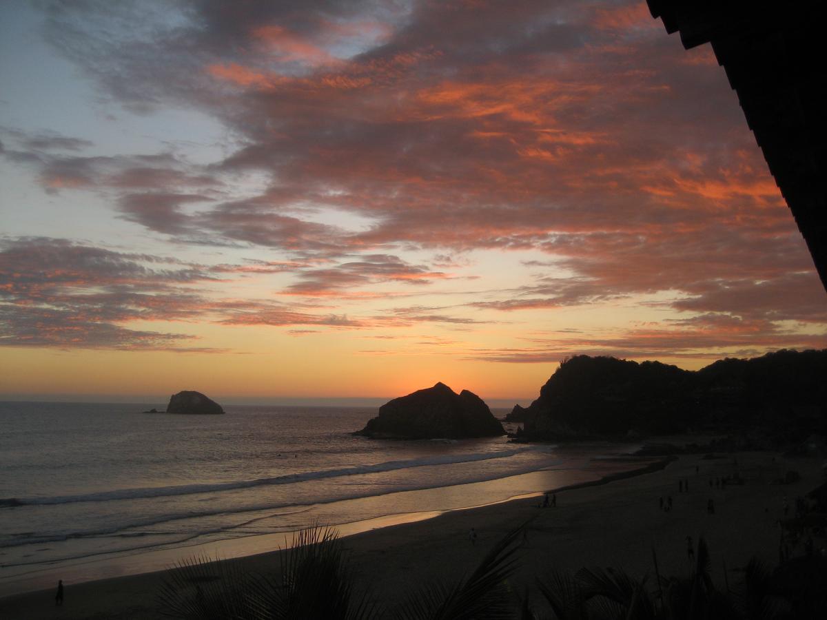 Posada Brisa Marina Hostel Zipolite Ngoại thất bức ảnh